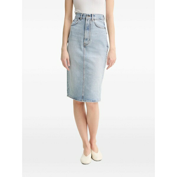 フィオルッチ レディース スカート ボトムス Pocket midi skirt Blue｜asty