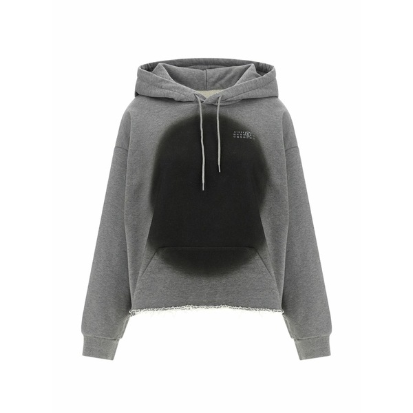 マルタンマルジェラ レディース パーカー・スウェットシャツ アウター Printed hoodie Grey