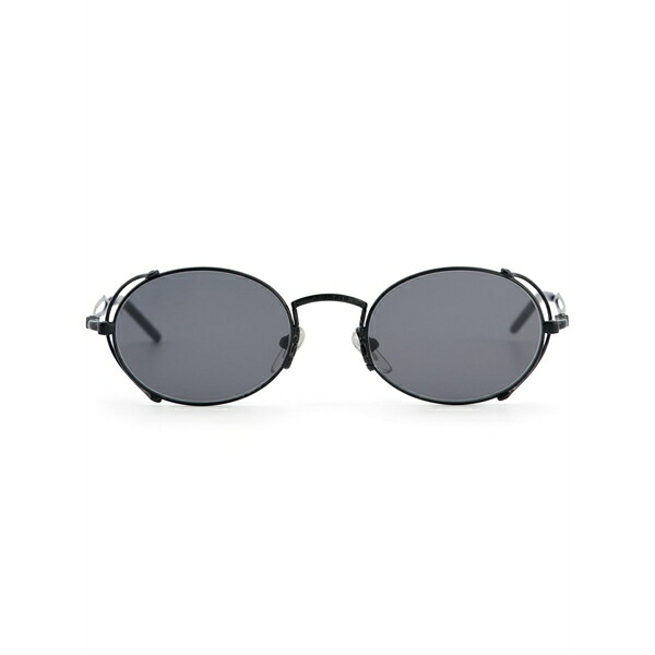 ジャン極点 ゴルチエ レディース 黒眼鏡＆アイウェア 付属物 The black 55-3175 round-frame sunglasses Black