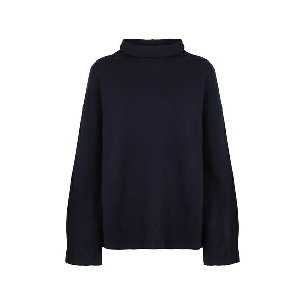 アスペジ レディース 編み物\u0026スウェーター アウター Turtleneck sweater Blue