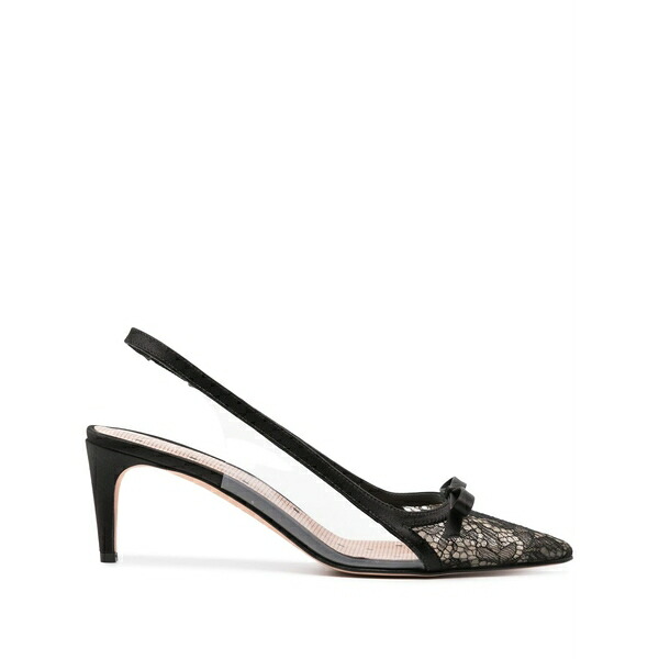 レッドヴァレンティノ レディース パンプス シューズ Spitze sandie 60粍 sheer-lace pumps Black