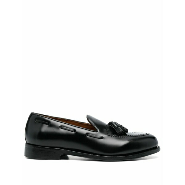 セバゴ メンズ スリッポン・ローファー シューズ Tassel leather loafers Black