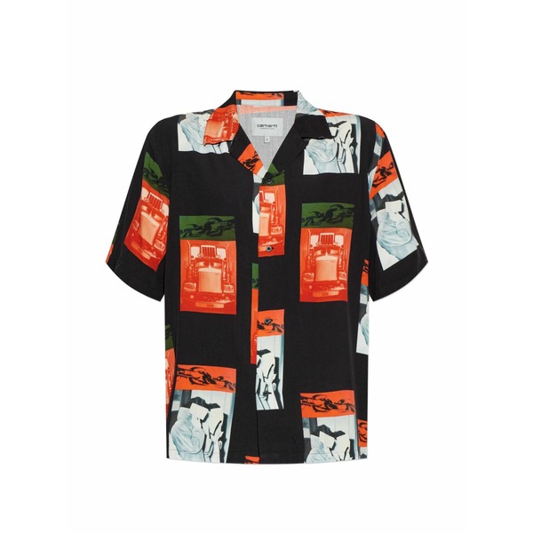 カーハート メンズ シャツ トップス Sean hamilton shirt Black|asty