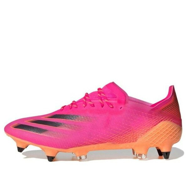 adidas アディダス メンズ スニーカー 【adidas X Ghosted.1 Soft Ground Boots 'Pink Orange' FW6892】 サイズ US_6.5(24.5cm)|asty