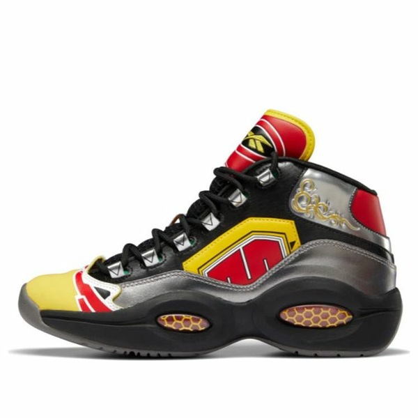 Reebok リーボック メンズ スニーカー 【Reebok Power Rangers x Question Mid 'Megazord Battle Mode!' GY0590】 サイズ US_M_4.5｜asty