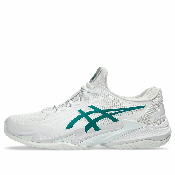 ASICS アシックス メンズ スニーカー 【ASICS Court FF 3 Novak 'White Pitch Green' 1041A361-100】 サイズ US_M_13|asty
