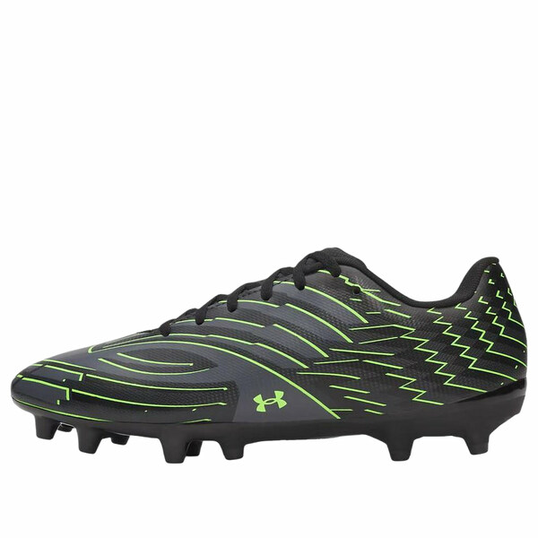 Under Armour アンダーアーマー メンズ スニーカー 【Under Armour Shadow Club 4 FG 'Black Titan Gray Hyper Green' 6006232-001】 サイズ US_7.5(25.5cm)|asty