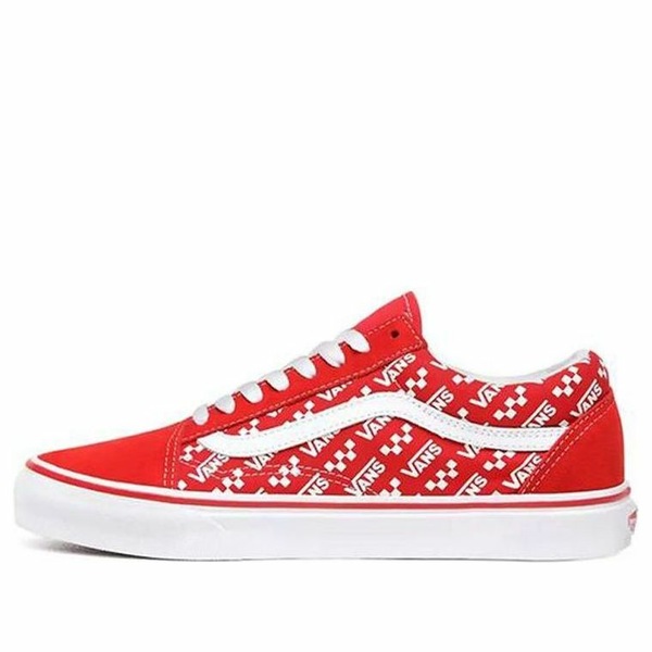 Vans バンズ メンズ スニーカー 【Vans Old Skool 'Logo Repeat - Racing Red' VN0A4U3BW35】 サイズ US_11(29.0cm)|asty