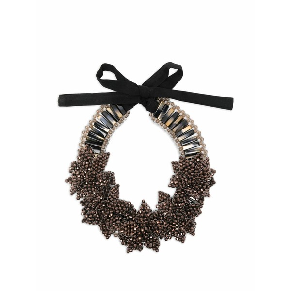 ナイト・マーケット レディース ネックレス・チョーカー・ペンダントトップ アクセサリー Beaded necklace Silver｜asty