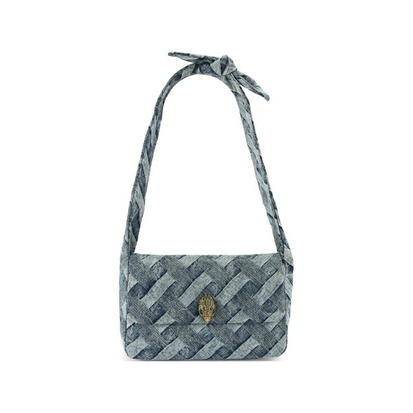 カートジェイガーロンドン レディース ショルダーバッグ バッグ Kensington woven shoulder bag Blue|asty