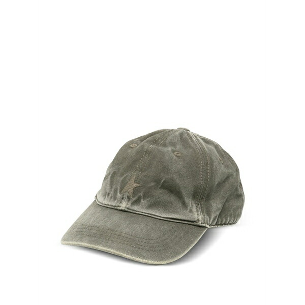 ゴールデングース レディース 帽子 アクセサリー Star-embroidered baseball cap Green|asty