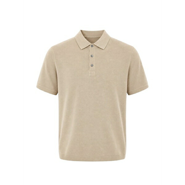 ディクタット メンズ ポロシャツ トップス Short-sleeve polo shirt Neutrals｜asty