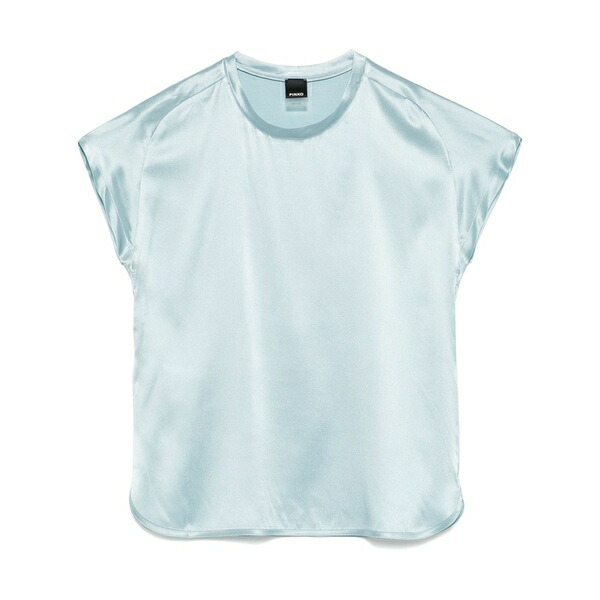 ピンコ レディース Tシャツ トップス Farida t-shirt Blue|asty