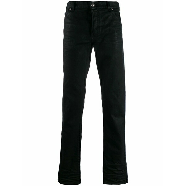 バルマン メンズ デニムパンツ ボトムス Spray band jeans Black｜asty 139,900円