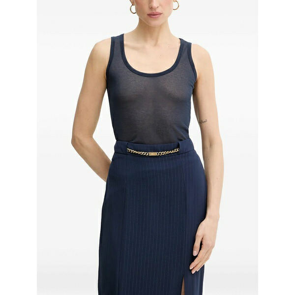 ピンコ レディース カットソー トップス Justine top Blue｜asty