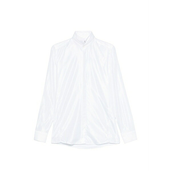 カルロ ピニャテッリ メンズ シャツ トップス High-neck shirt White｜asty