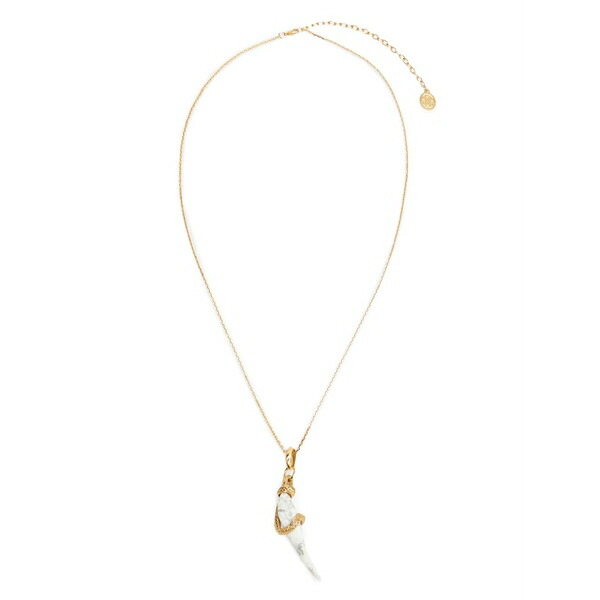 ロベルトカヴァリ レディース ネックレス・チョーカー・ペンダントトップ アクセサリー Fang-pendant necklace Gold｜asty