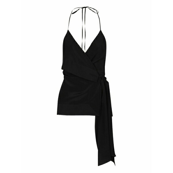ジョハンナ・オーティズ レディース シャツ トップス Gentle wrap top Black|asty