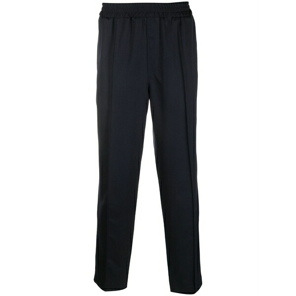 アーペーセー メンズ カジュアルパンツ ボトムス Elasticated-waist wool trousers Blue｜asty 52,080円