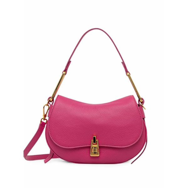コチネレ レディース トートバッグ バッグ Grained leather shoulder bag Pink｜asty