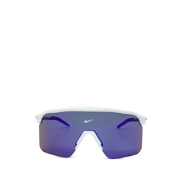 ナイキ メンズ サングラス・アイウェア アクセサリー Expedition shield team logo-print sunglasses White｜asty