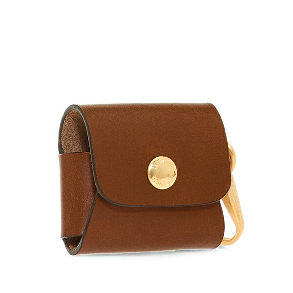 ザ・ブリッジ メンズ 財布 アクセサリー Leather airpods case Brown|asty