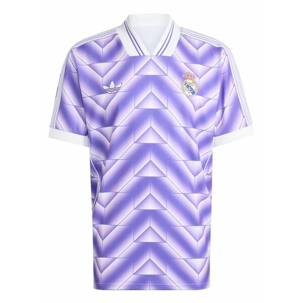 アディダス メンズ Tシャツ トップス Real madrid lfstlr t-shirt Purple|asty