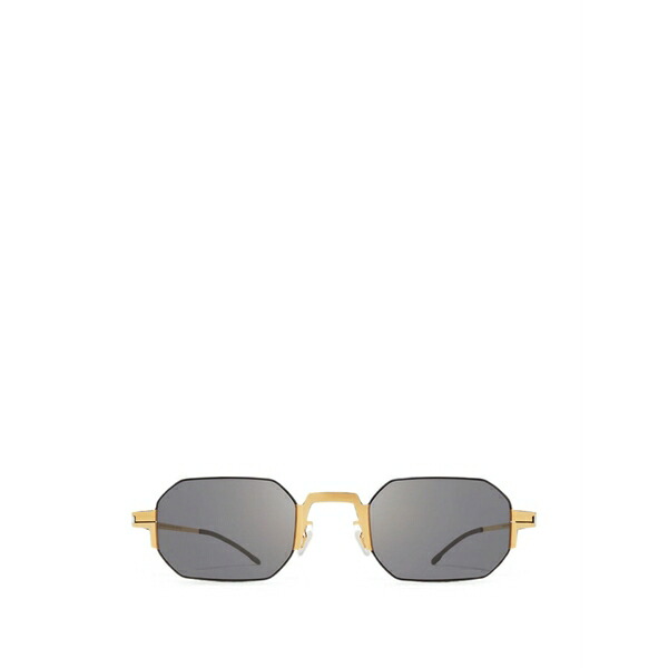 マイキータ メンズ サングラス・アイウェア アクセサリー Studio 15.1 geometric-frame sunglasses Gold｜asty