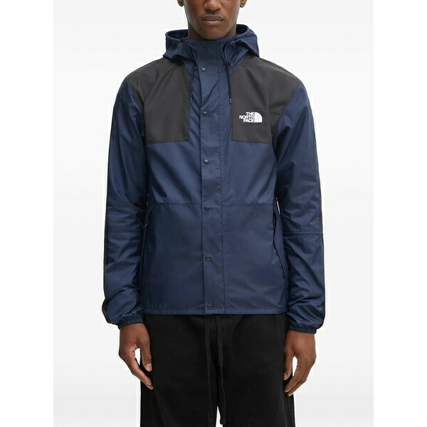 ノースフェイス メンズ ジャケット&ブルゾン アウター Seasonal mountain button hooded jacket Blue|asty