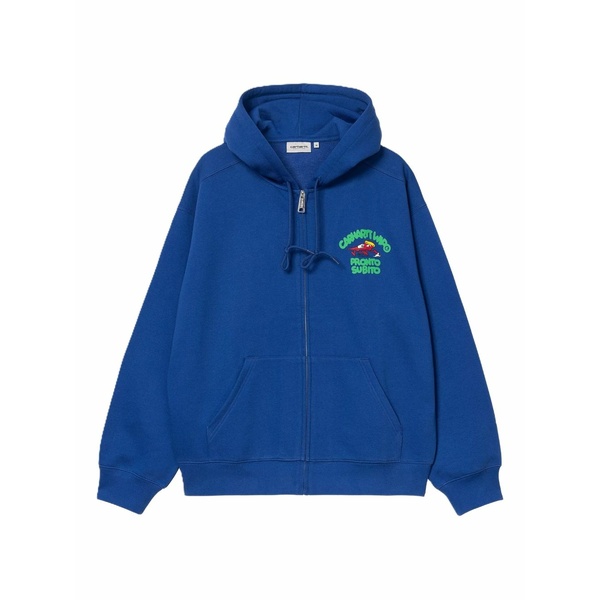 カーハート メンズ パーカー・スウェットシャツ アウター Pronto zip-up hoodie Blue|asty