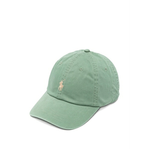 ラルフローレン メンズ 帽子 アクセサリー Polo pony baseball cap Green｜asty