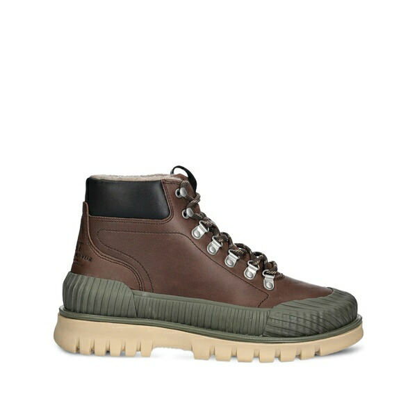 ガント メンズ ブーツ シューズ Nebrada lace-up lug-sole boots Brown|asty