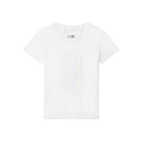 マルタンマルジェラ レディース Tシャツ トップス Pocket-detail t-shirt White｜asty