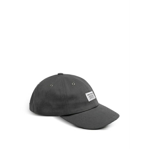ノースプロジェクト メンズ 帽子 アクセサリー Bull logo-patch twill cap Grey｜asty 29,452円