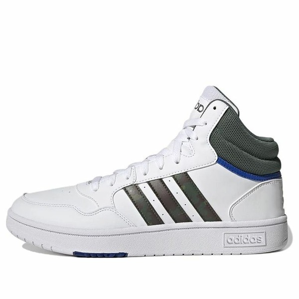 adidas アディダス メンズ スニーカー 【adidas Hoops 3.0 Mid 'White Green Oxide Camo' GY4747】 サイズ US_8.5(26.5cm)|asty