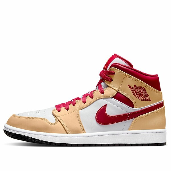 Jordan ジョーダン メンズ スニーカー  【Air Jordan 1 Mid \u0027Light Curry Cardinal Red\u0027 554724-201】  大きさ US_M_13