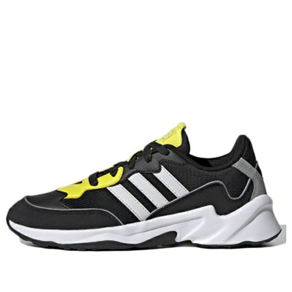 adidas アディダス レディース スニーカー  【(WMNS) adidas neo 20-20 FX \u0027Black White Yellow\u0027 EH2146】  大きさ US_5(22.0糎)