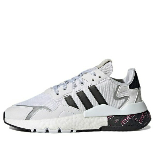 adidas アディダス レディース スニーカー  【(WMNS) adidas Originals Nite Jogger \u0027White Black Gray\u0027 H01735】  大きさ US_5.5(22.5糎)