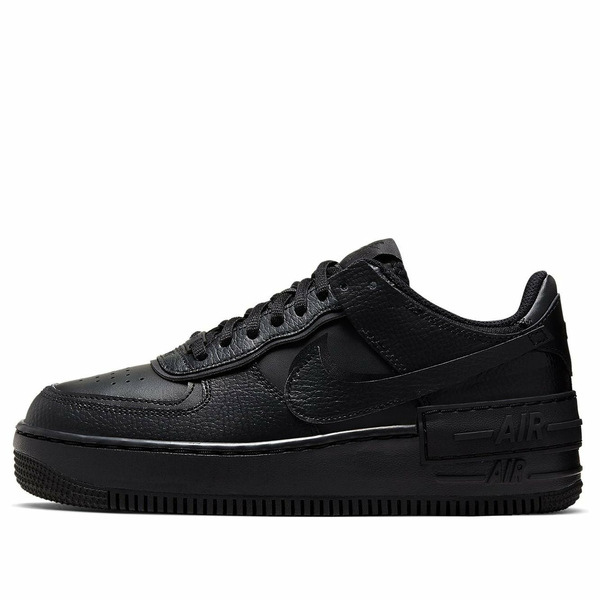 Nike ナイキ レディース スニーカー  【(WMNS) Nike Air Force 1 Shadow \u0027Triple Black\u0027 CI0919-001】  大きさ US_5(22.0珊)