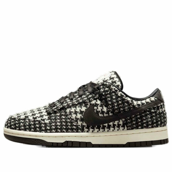 Nike ナイキ レディース スニーカー  【(WMNS) Nike x Harris Tweed Dunk Low \u0027White Black\u0027 HQ5036-901】  大きさ US_W_15.5