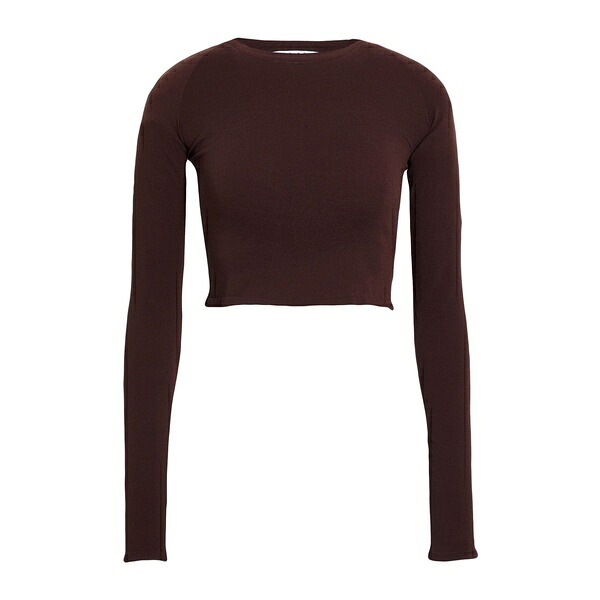 【貨物輸送無料】 アラ レディース ティーシャツ トップス T-shirts Brown