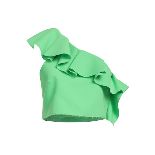 【送料無料】 エムエスジイエム レディース Tシャツ トップス Tops Green|asty