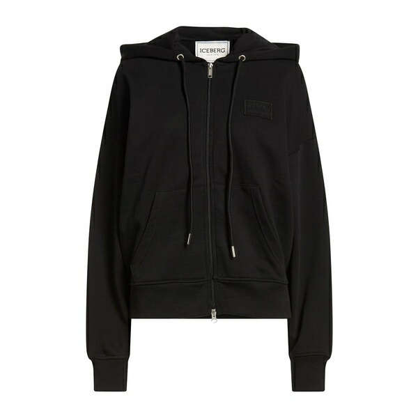 【貨物輸送無料】 アイスバーグレタス レディース パーカー・スウェットシャツ アウター Sweatshirts Black