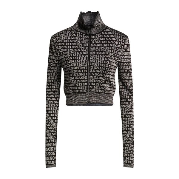 【貨物輸送無料】 ミッソーニ レディース 編み物\u0026スウェーター アウター Cardigans Black