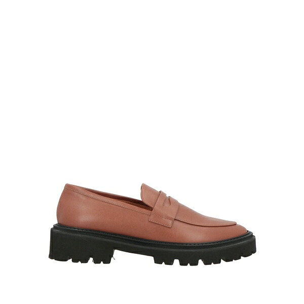【貨物輸送無料】 ヴィアローマ15 レディース スリッポン・ローファー シューズ Loafers Brown