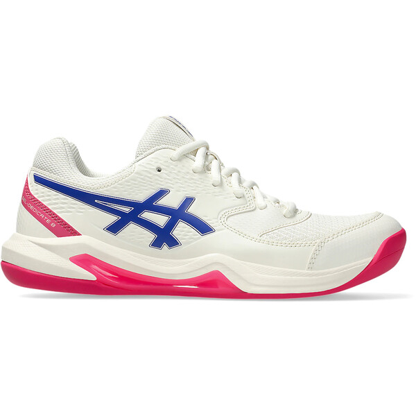 ASICS アシックス レディース スニーカー  【ASICS Gel-Dedicate 8 Indoor Cream Dark Cobalt (Women)】  サイズ US_W_12 Cream/Dark Cobalt