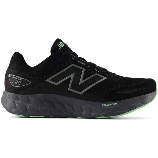 New Balance ニューバランス レディース スニーカー  【New Balance Fresh Foam 680v8 Waterproof Black Lab Green (Women)】  サイズ US_W_10.5 Black/Castlerock/Lab Green