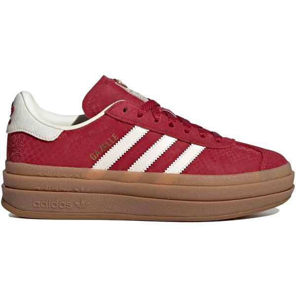 adidas アディダス レディース スニーカー  【adidas Gazelle Bold Year of the Snake (Women)】  サイズ US_5(22.0cm) Active Maroon/Cream White/Gold Metallic