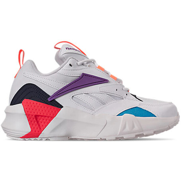 Reebok リーボック レディース スニーカー  【Reebok Aztrek Double White Grape Punch (Women\u0027s)】  大いさ US_6(23.0糎) White/Grape Punch-Teal Gem 靴-スニーカー-レディース靴