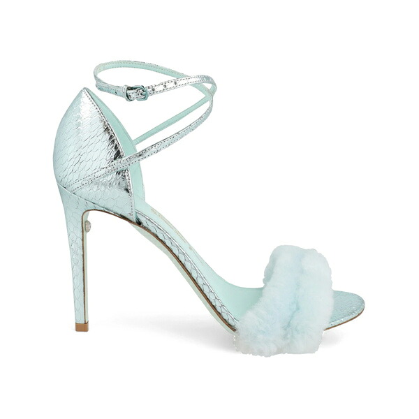 Ferragamo フェラガモ レディース スニーカー  【Ferragamo Ines X5 Heel Sandals Aqua Green (Women)】  サイズ US_W_10.5 Aqua Green